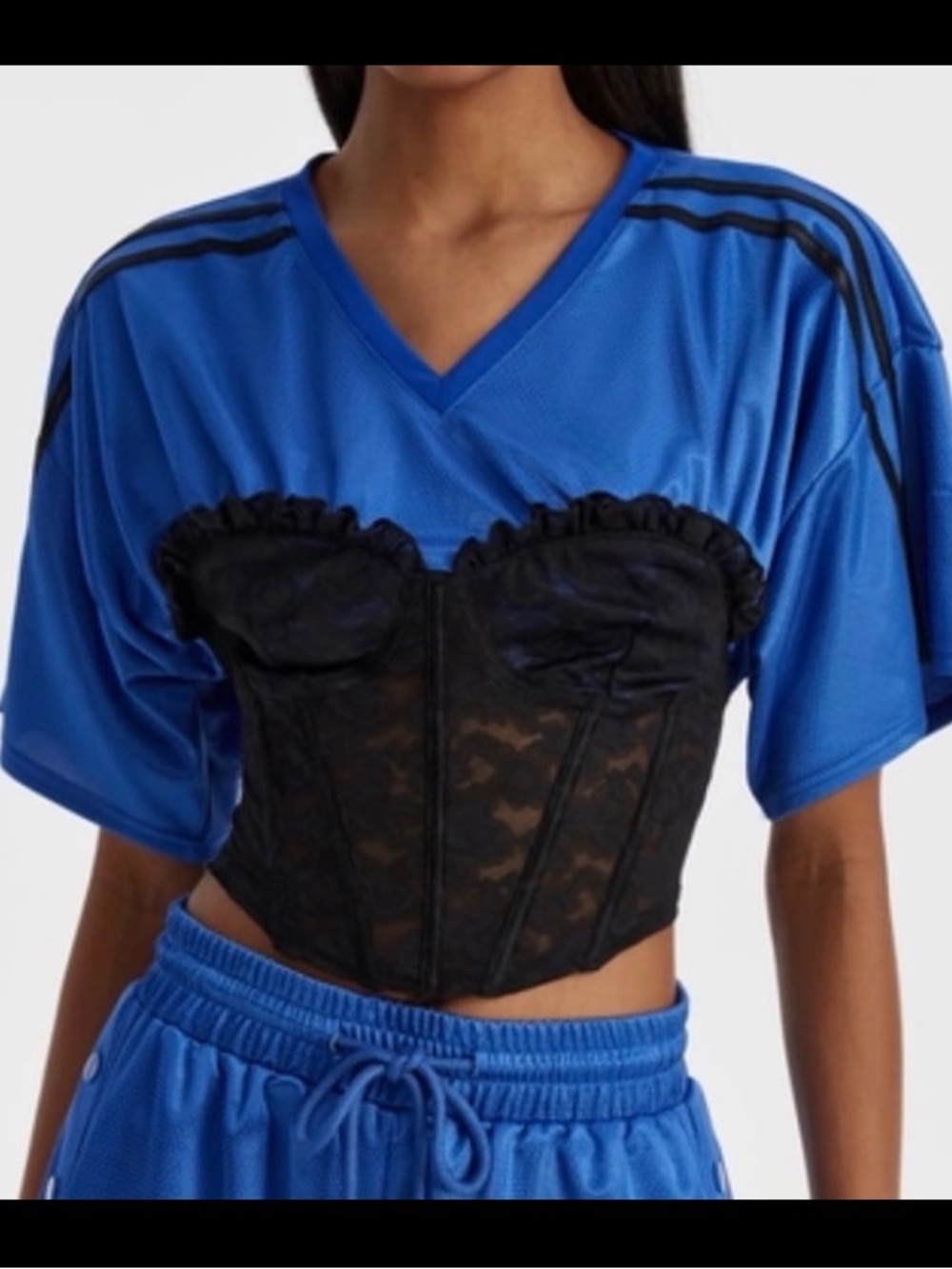 NWT Urbanic Corset Bustier Sporty Re-Worked Top